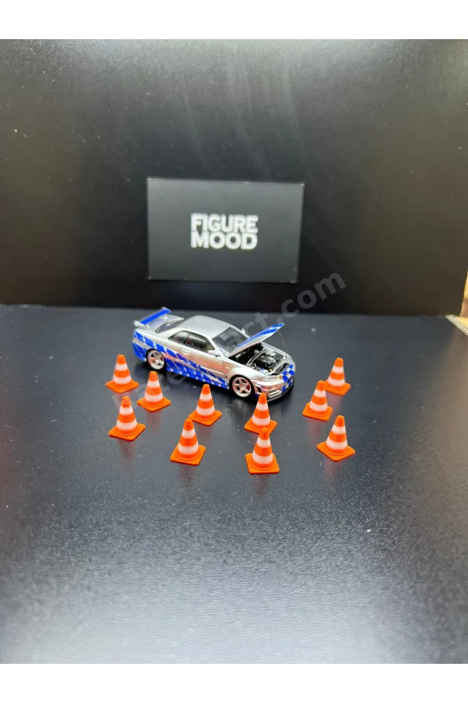 1/64 Duba 10 Adet Diorama Maket Malzemesi - Araç Dahil Değildir