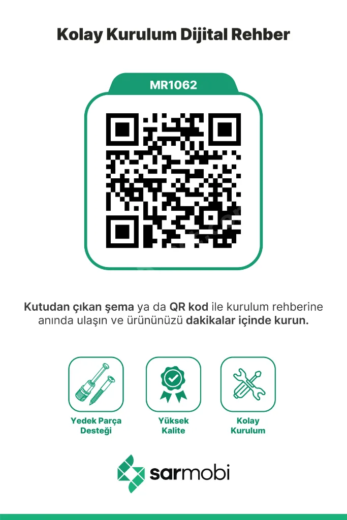 Mira 6 Kapaklı 2 Çekmeceli Gardırop/Dolap 209x182x54 cm Aytaşı – Country Tasarım
