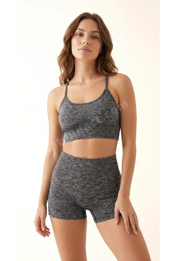 PAW Luna Shorts | Seamless Toparlayıcı Yüksek Bel Kadın Spor Şort (Büzgülü Spor Şort, Fitness&GYM)
