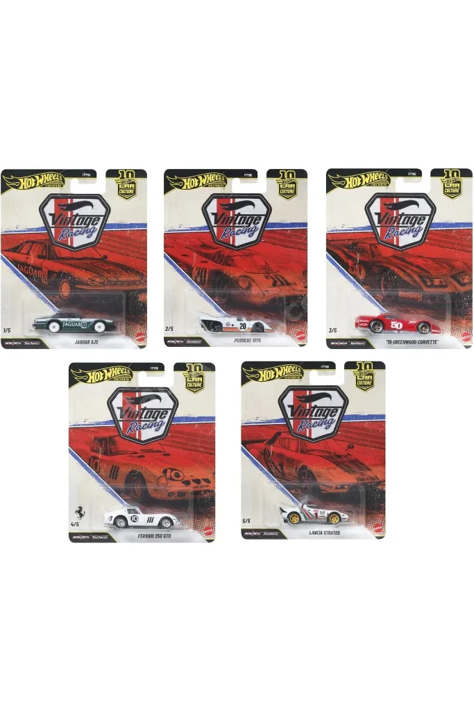 Premium Car Culture Vintage Racing 5'li Set Porsche 917K Ferrari 250 GTO Lancia Stratos