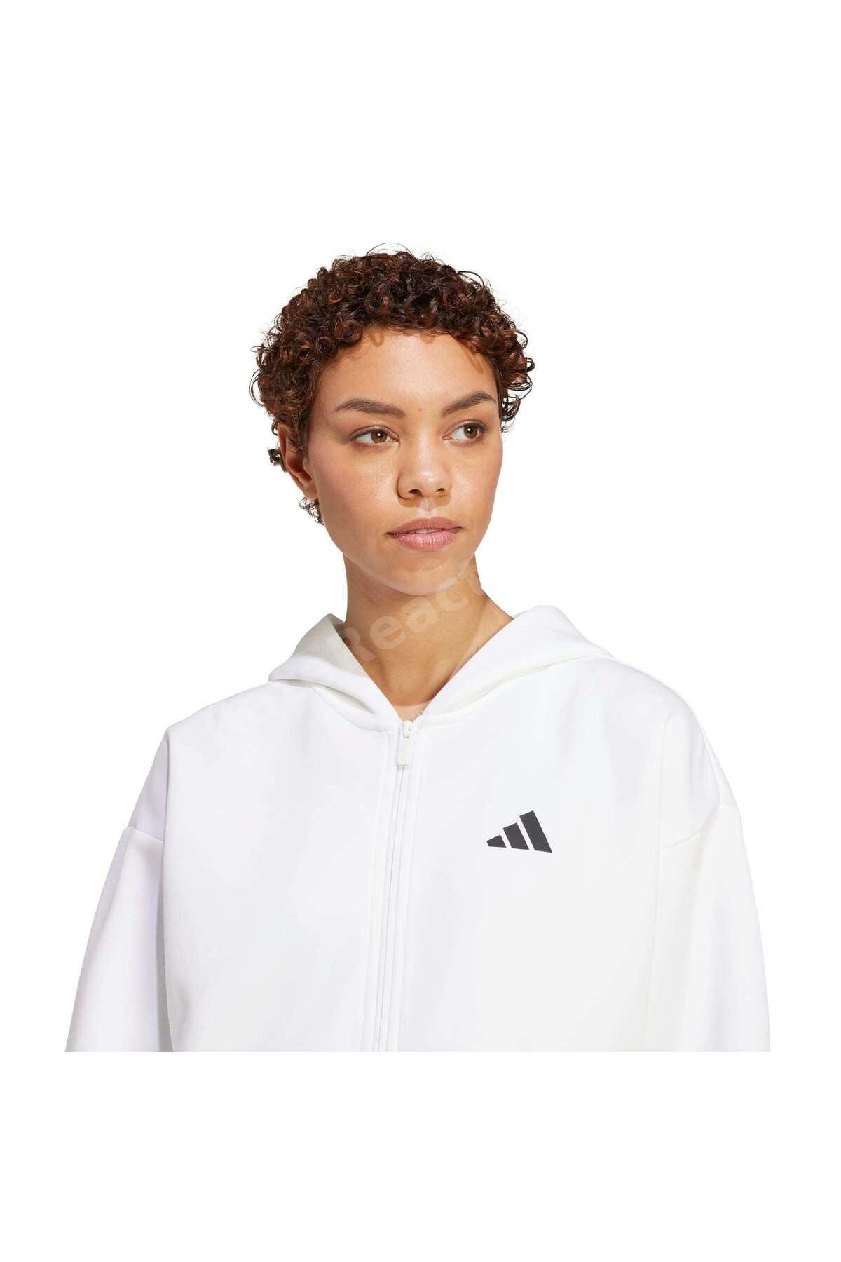 W FI 3S FZ HD Kadın Beyaz Sweatshirt JW7803