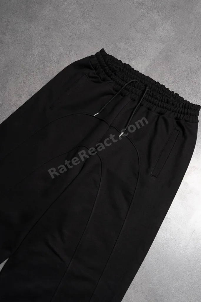 Gravity Black Stoperli Super Baggy Erkek Eşofman Altı