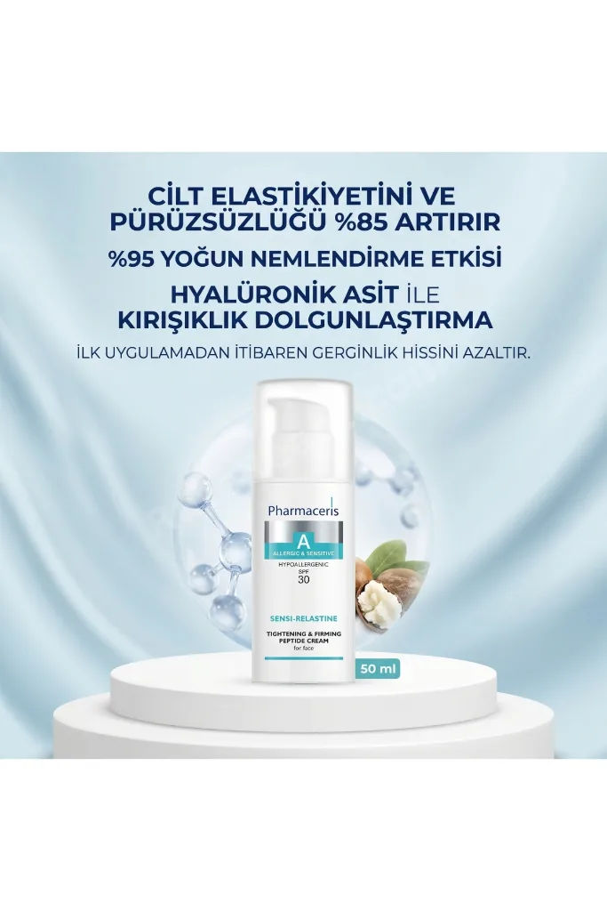 Yaşlanma Belirtilerine Karşı SPF30 Yoğun Nemlendirici ve Sıkılaştırıcı Yüz Kremi 50ml