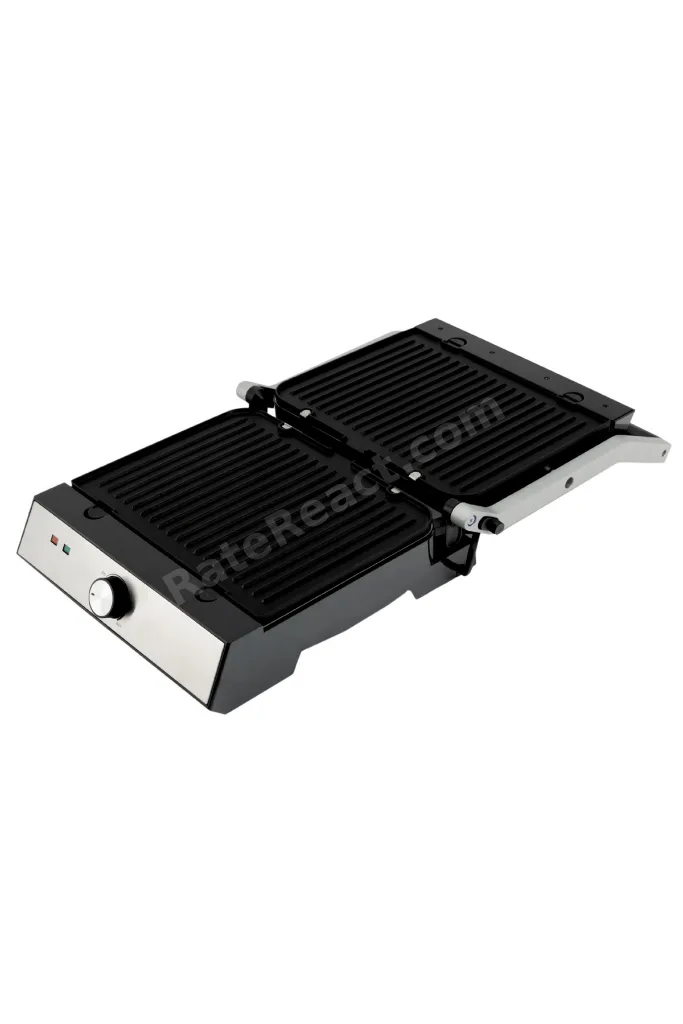 Lxtm-02 2000 Watt Döküm Izgara Ve Tost Makinesi Izgara Için 180° Açılabilir