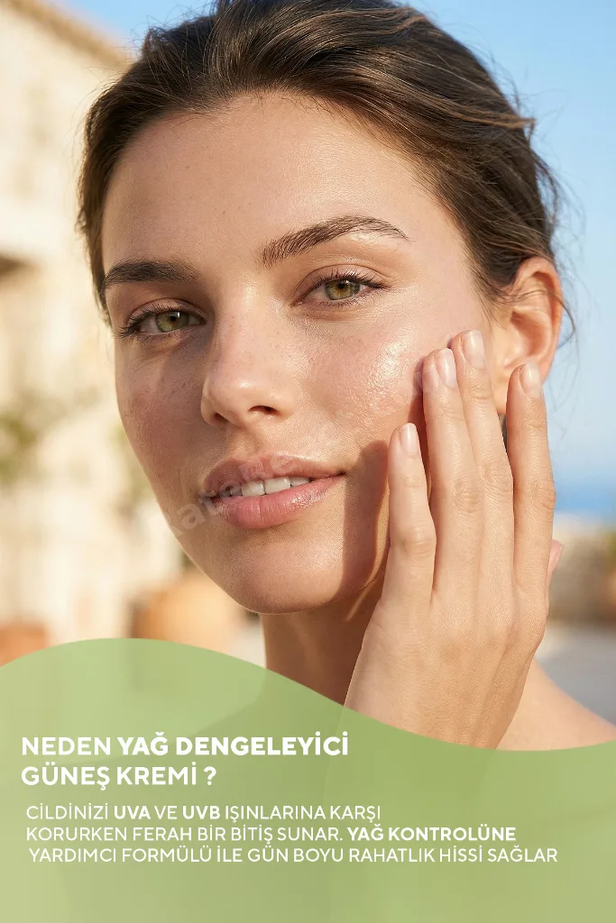 Yağlı Ciltler İçin Yağ Dengeleyici SPF 50+ Güneş Kremi 50 ml