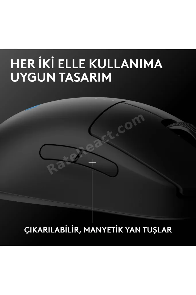 G PRO 2 LIGHTSPEED HERO 2 32K DPI Sensör PC/Mac için Kablosuz Oyuncu Mouse, Siyah 910-007296