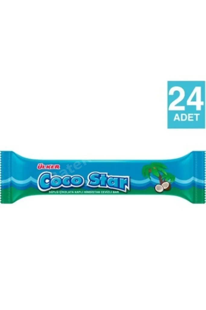 Cocostar Hindistan Cevizli Çikolata 25g x 24’lü – Yoğun Lezzet Paketi Toplam 600g