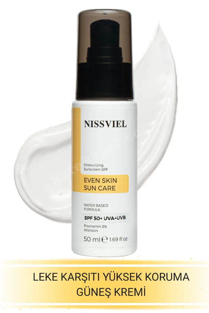 E Vitamini ve Aloe Vera İçeren SPF 50+ Leke Karşıtı Güneş Bakım Kremi 50ML