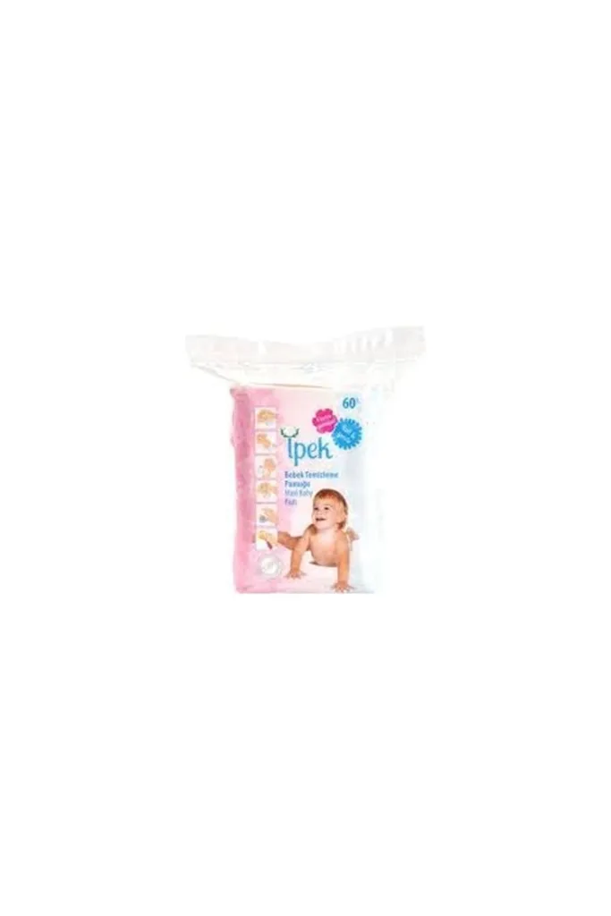 Bebek Temizleme Pamuğu 60 * 30 Paket