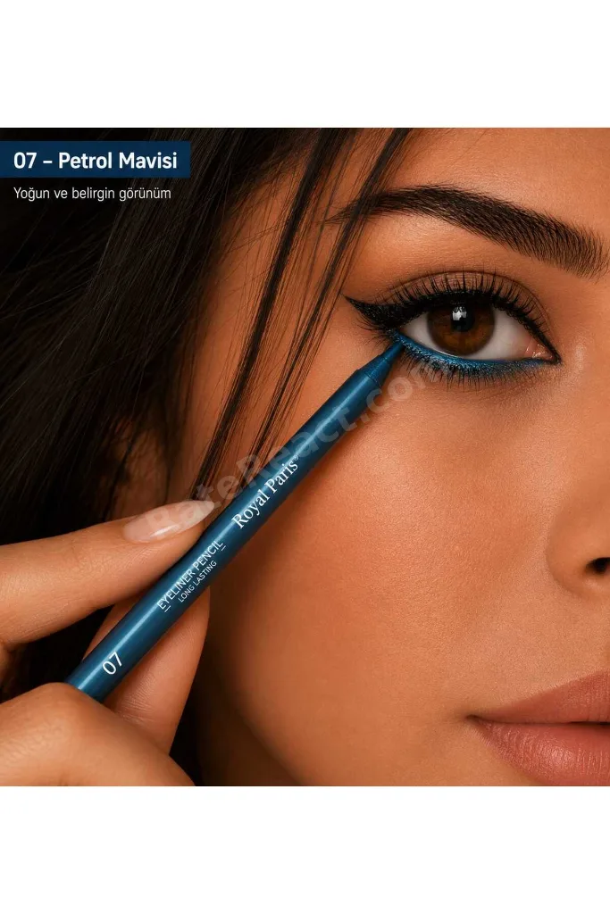 12 Renk Suya Dayanıklı Eyeliner Kalemi | Yoğun Pigment & Kalıcı Görünüm