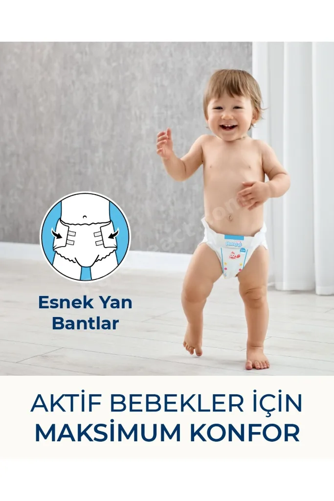 Bebek Bezi 7 Numara XX-Large (20-30 Kg) 18 Adet – Eko Paket, Yüksek Emicilik