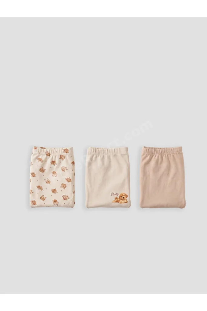 Timeless Clothing & Zamansız Seçimler Kız Çocuk 3'lü Boxer