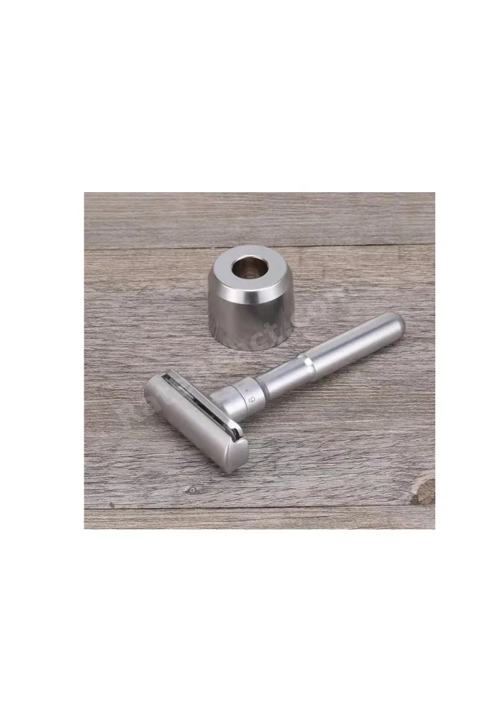 Ayarlanabilir Full Metal Tıraş Makinesi manuel + 5 Adet Platinum Yaprak Jilet