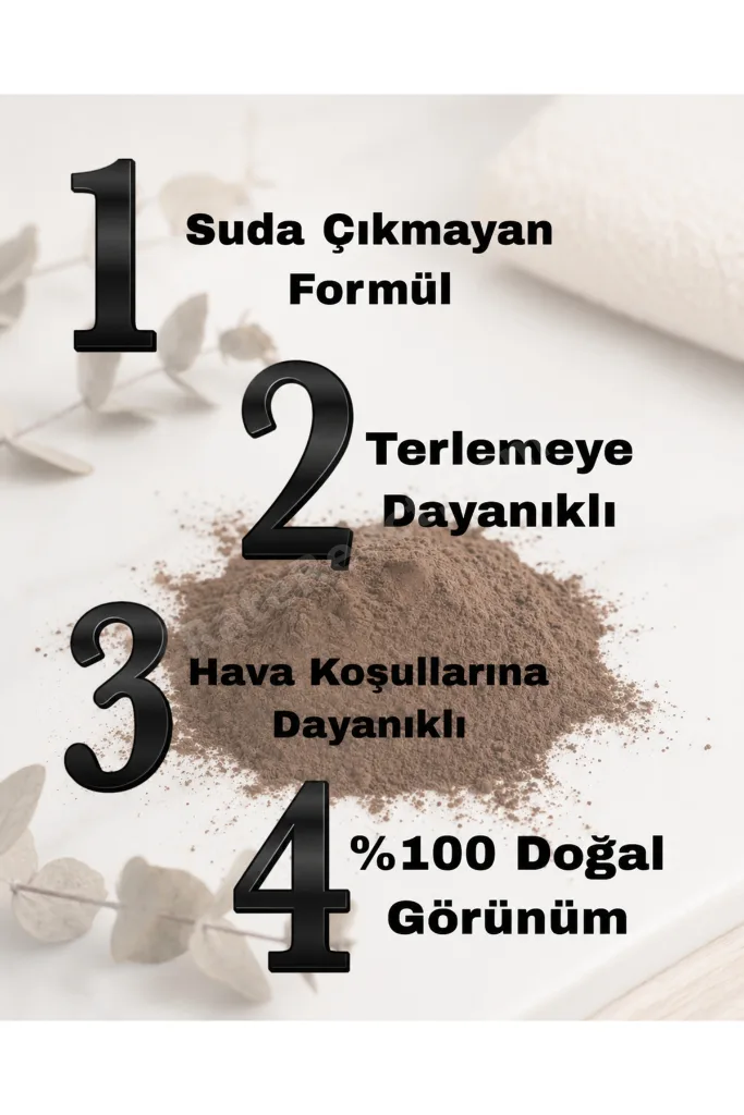 Yeni Nesil Saç Dolgunlaştırıcı Siyah Pudra Seyrek Sakal Saçlar için Saç Fiberi / Saç Ve Beyaz Kapatıcı Suda Çıkmaz