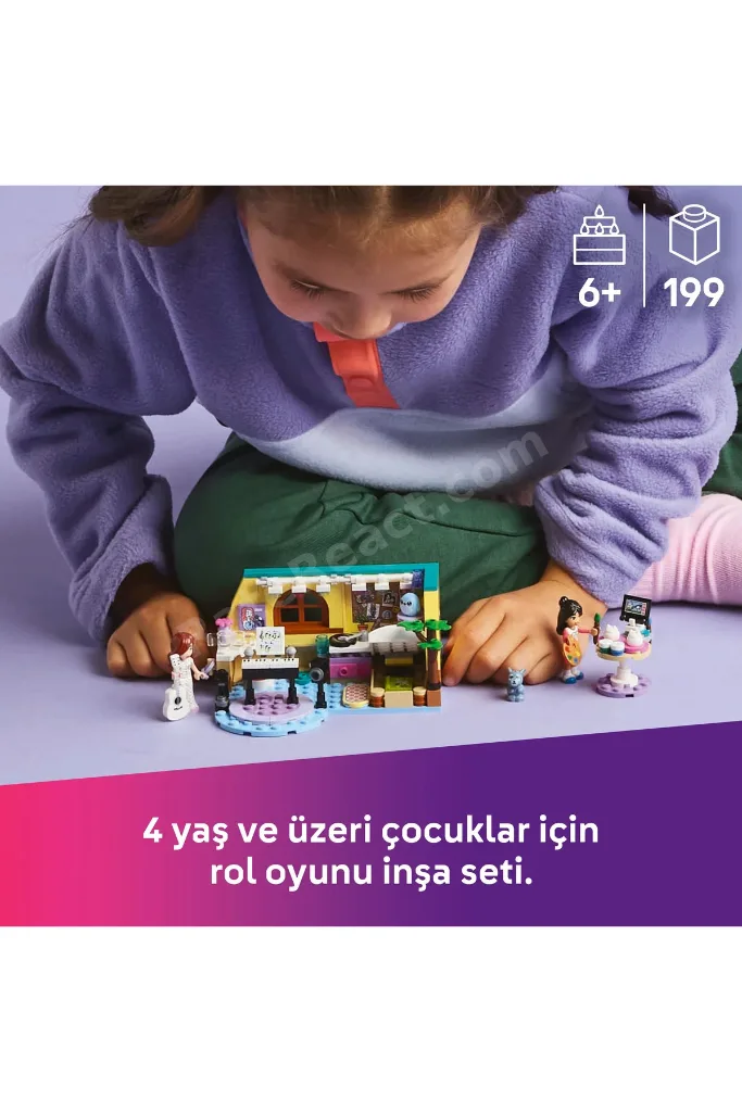 ® Friends Paisley’nin Odası 42647 - 6+ Çocuklar için Mini Bebek İçeren Oyuncak Yapım Seti (199P)
