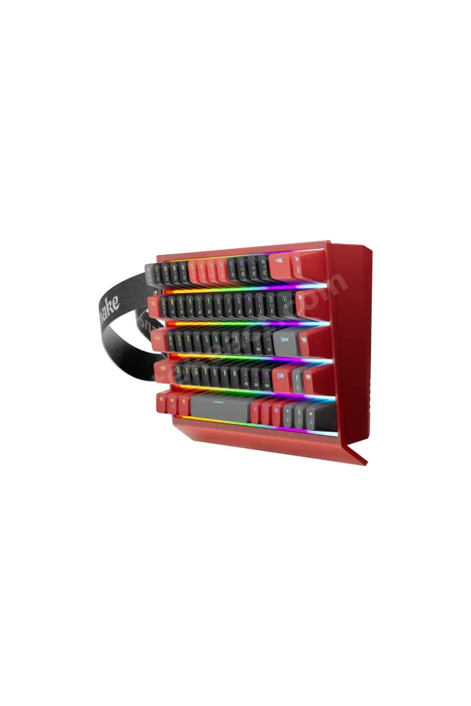 68 Tuş Red Switch RGB Mekanik Oyuncu Klavyesi – Hot Swapple, Renkli Aydınlatma Gaming Keyboard