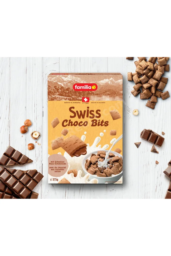 Swiss Choco Bits Mısır Gevreği 375 GR X2