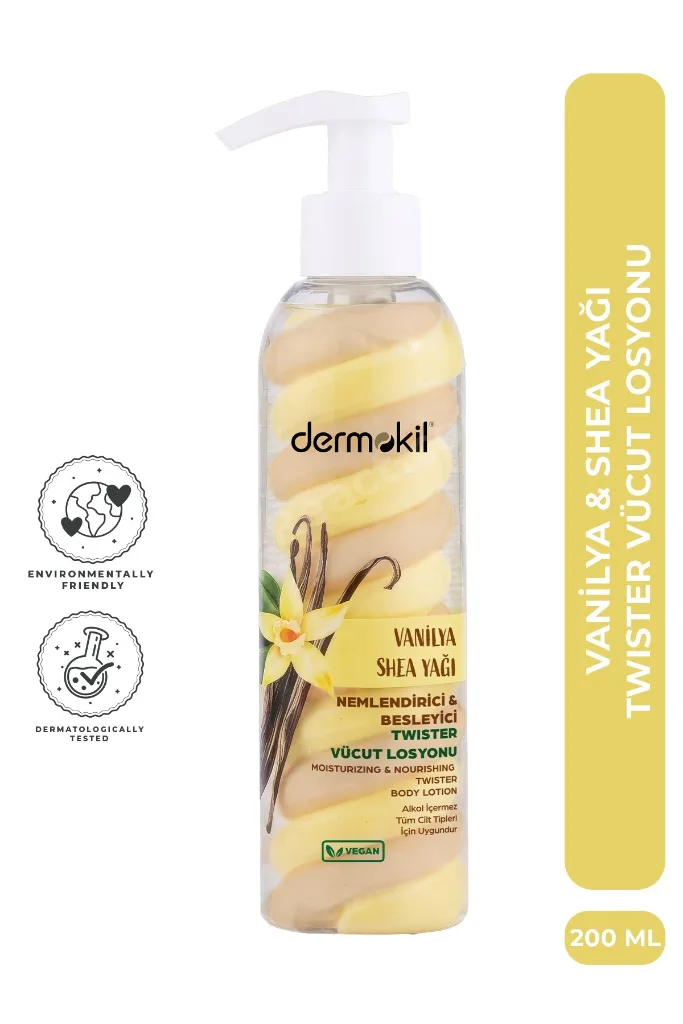 Vanilya Shea Yağı Twister Vücut Losyonu 200 ml