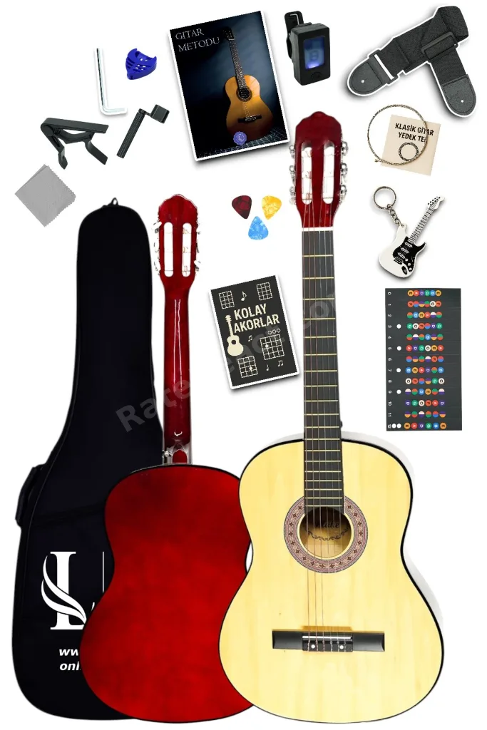 CG-3902NT Klasik Gitar 4/4 Yetişkin Boy Sap Ayarlı Full Set
