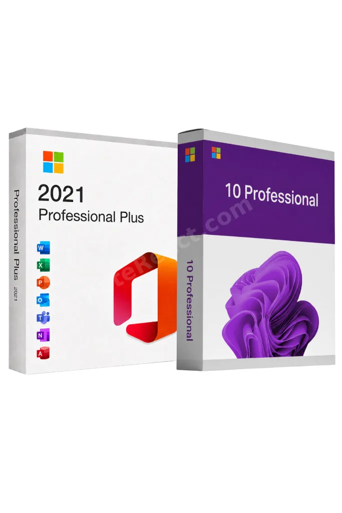 Windows 10 Pro Office2021 Pro Plus Dijital Lisans Anahtarı Kalıcı Key 2026