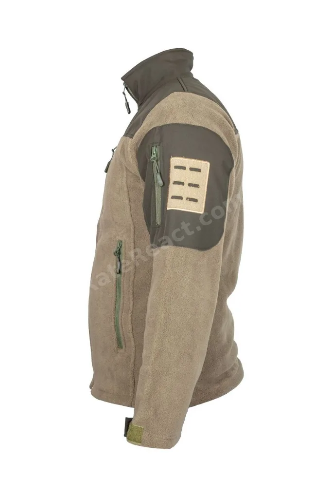 Outdoor Polar Mont Softshell Su Geçirmez Omuz Kısım Haki
