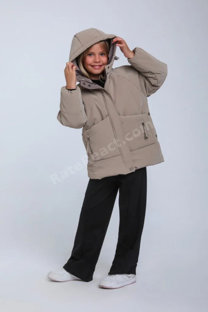 8-14 Yaş Glacier Wintermute Kız Çocuk Mont-Latte