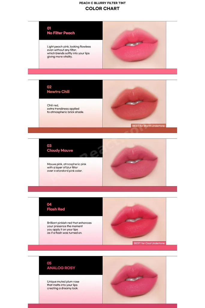 Blurry Filter Tint Lip To Cheek - Dudak & Yanak Renklendirici Tint - 03 Cloudy Mauve