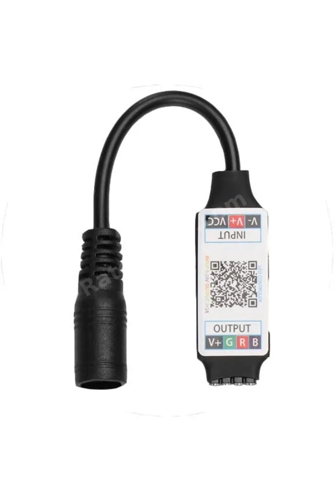 meala kozmetık store Rgb Şerit Led Kontrol Cihazları - Bluetooth, Sese ve Müziğe Duyarlı, 24 Tuşlu -