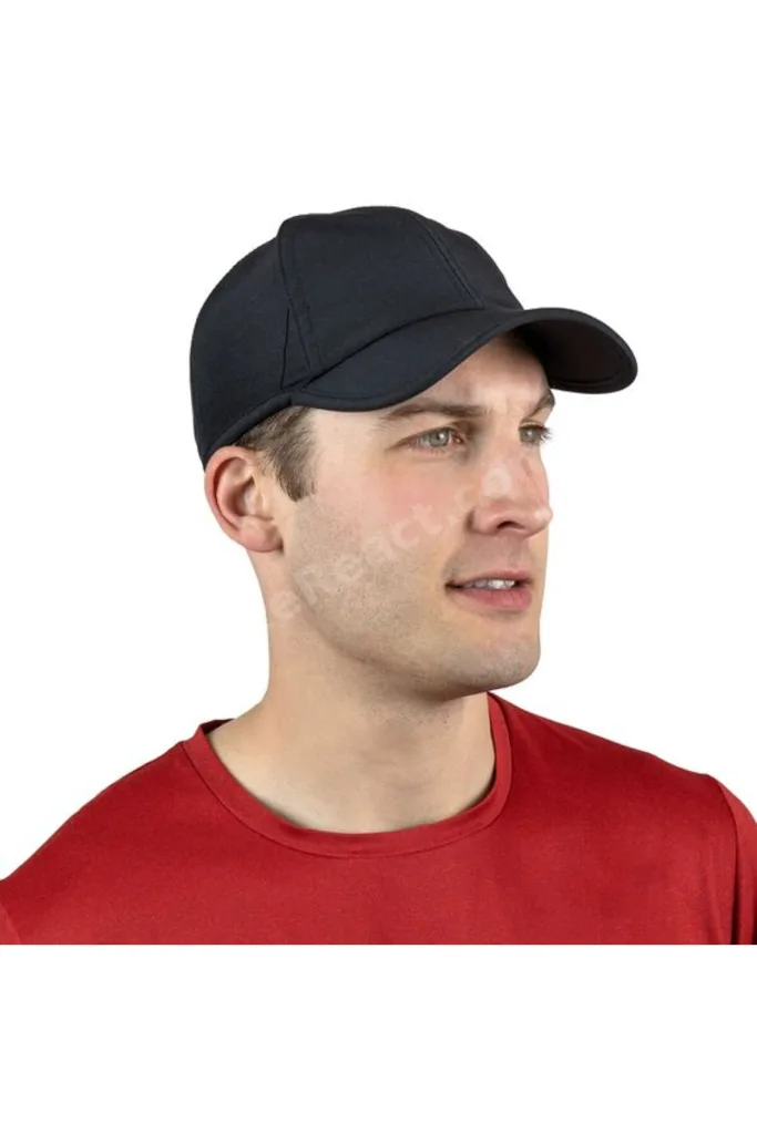 Düz Siyah Şapka Sportif Cap