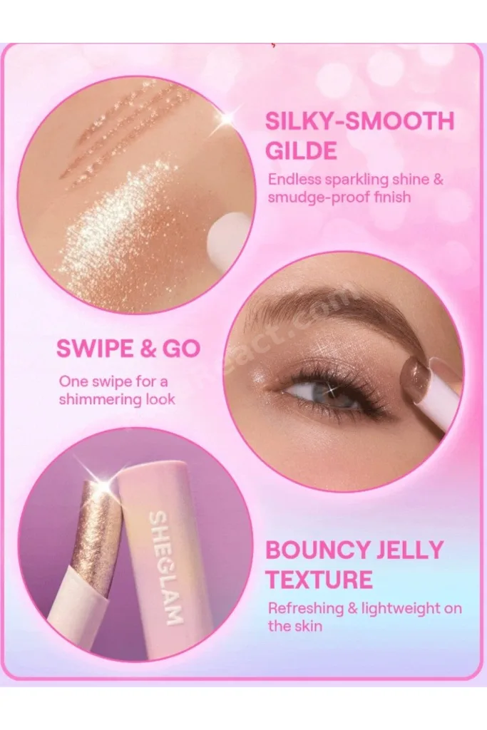 Crystal Jelly Glaze Stick | Islak Bitişli Kristal Işıltılı Stick Aydınlatıcı ( Champagne Gleam)