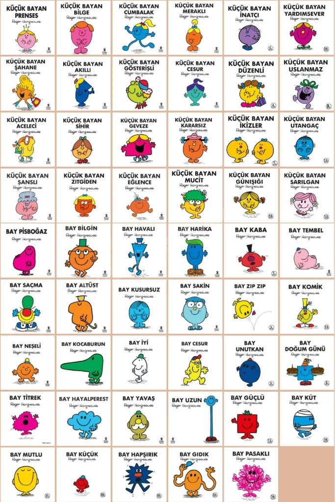 Roger Hargreaves - Küçük Bay ve Bayanlar Serisi - Bay Mutlu - Bay Bilgin
