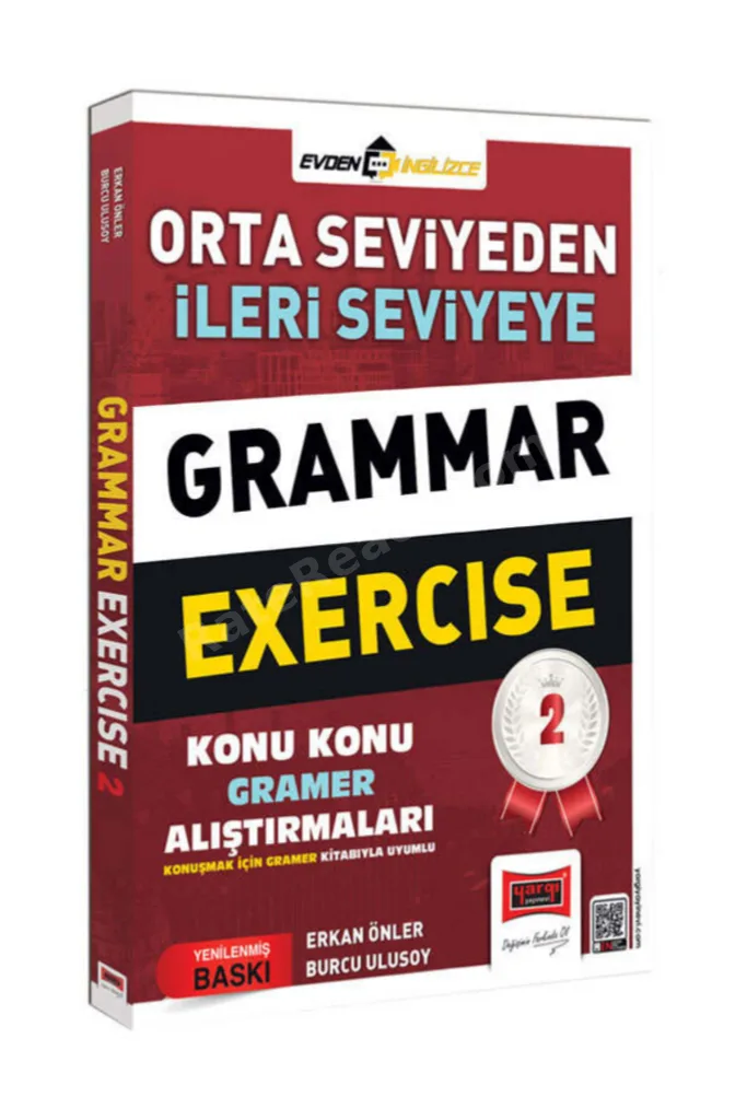 Erkan Önler İle Başlangıçtan İleri Seviyeye Grammer Exercıse 1 ve 2 Konu Konu Gramer Alıştırmaları Seti