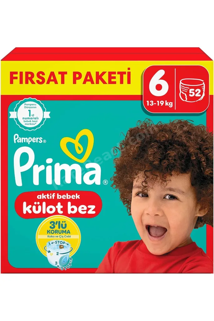srdshop Külot Bebek Bezi 6 Numara 52'li 15+ kg Fırsat Paketi 1249128