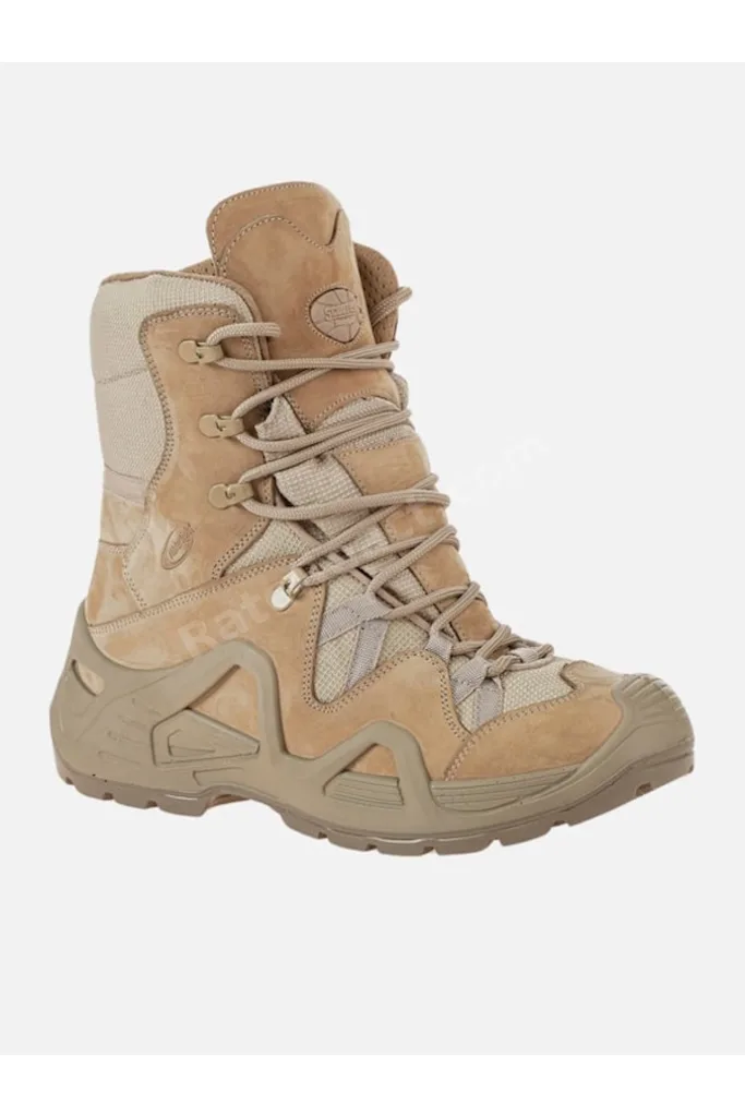 P1490nbj001 Bej Nubuk Deri Erkek Tactical Postal Bot
