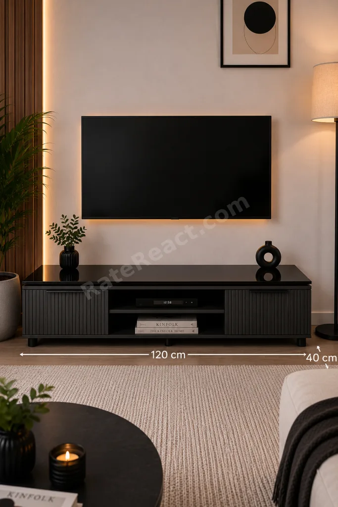 Üst Panel Camı | Siyah Cam | Apex | 120cm x 40cm