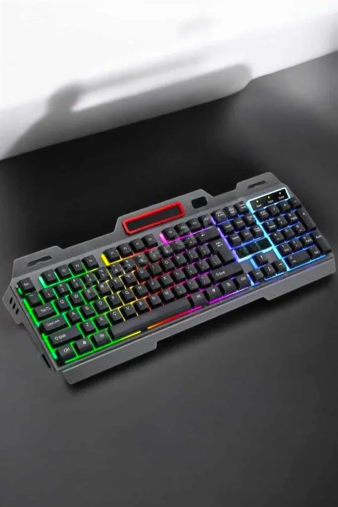 ACONCEPT Led Işıklı Klye Usb Girişli RGB Işıklı Q Klye (03419) Mouse Hediyeli