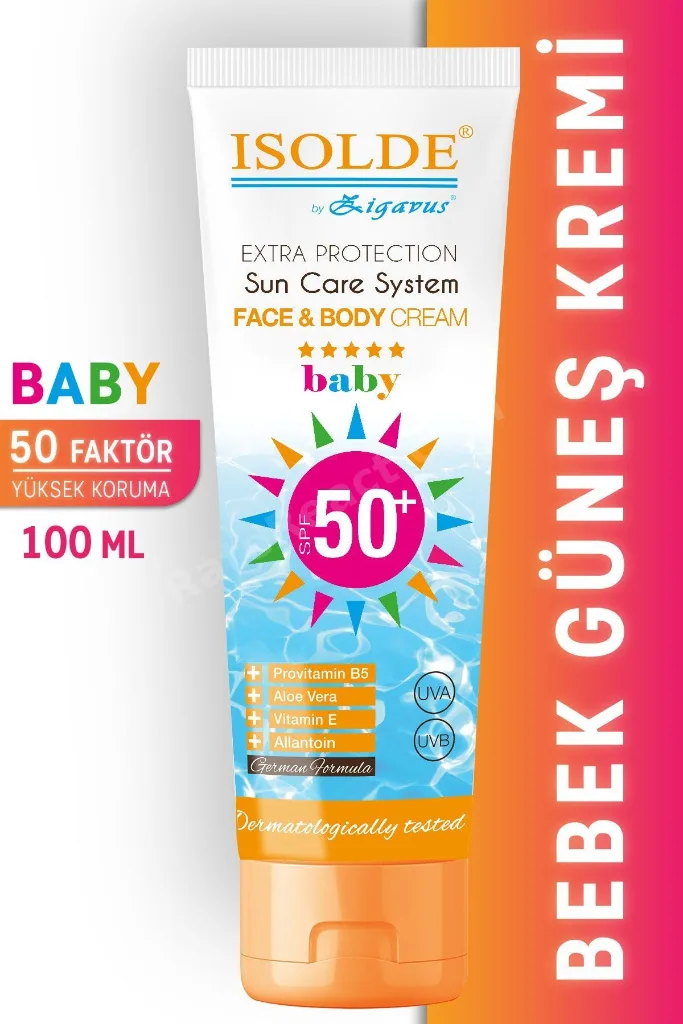 Isolde Bebek Güneş Koruyucu Krem 50+spf 100 ml - Ultra Koruma 8699349138400