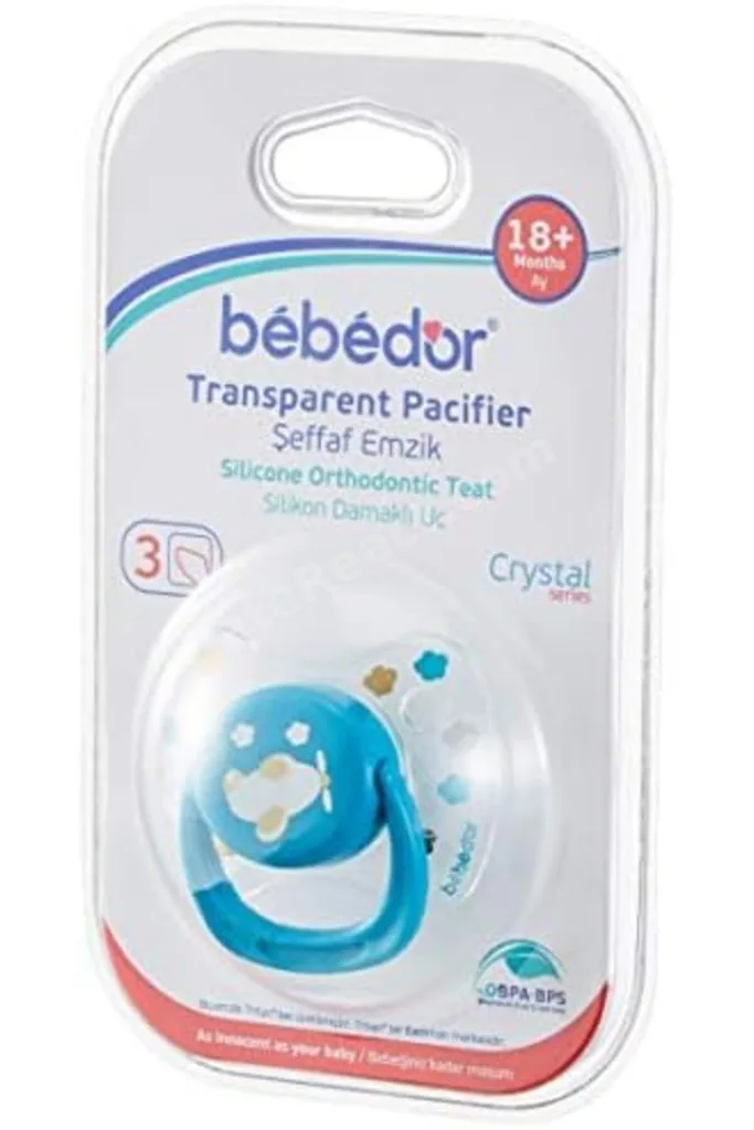TTKTEKNOLOJİ Bebedor 173 Crystal Series Damaklı Yalancı Emzik NO:3, , Pembe, 18 ay ve üzeri TTKTEKNO