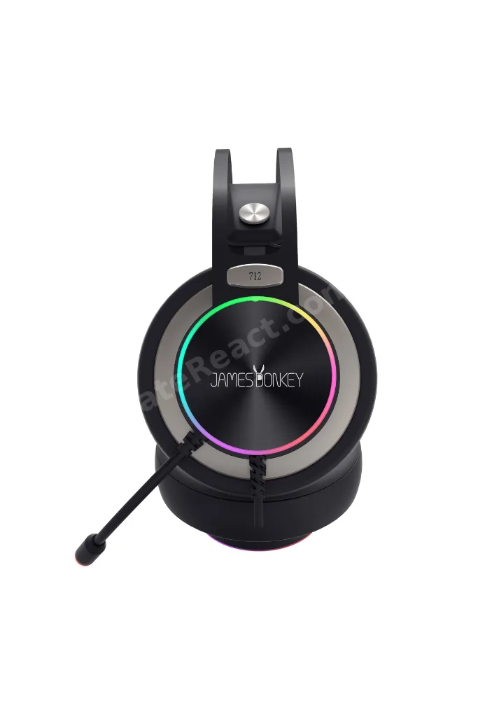 712 Siyah 7.1 Surround Rgb Gaming Kulaklık