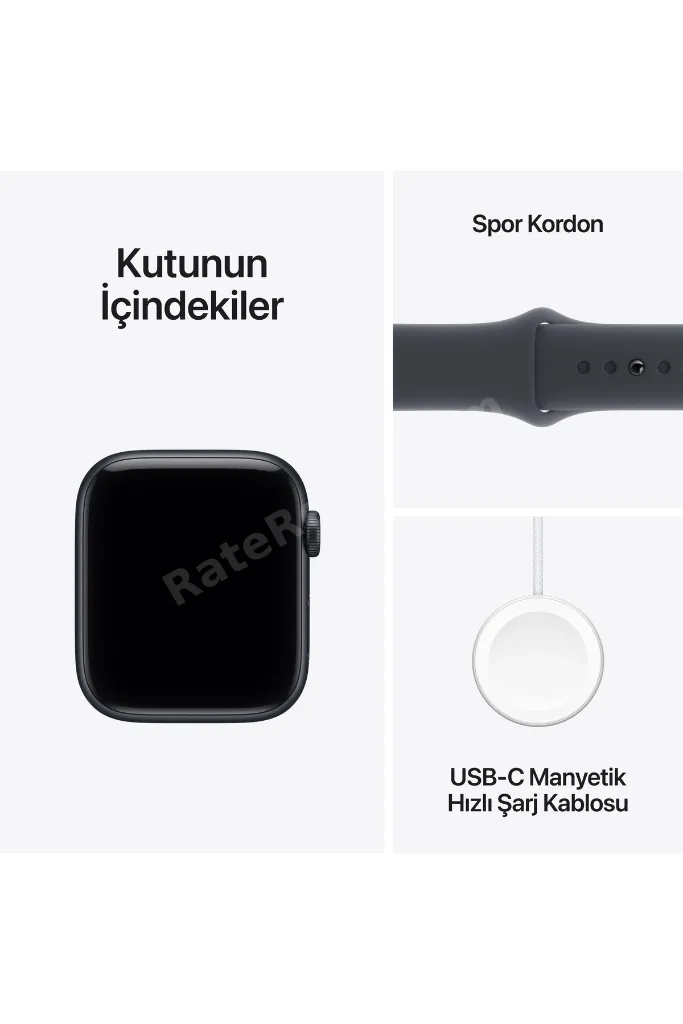 Watch SE 3 GPS, 44mm Gece Yarısı Alüminyum Kasa ve Gece Yarısı Spor Kordon - S/M
