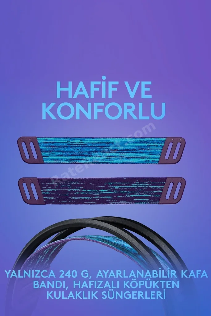 G G335 Kablolu Oyuncu Kulaklığı - Siyah
