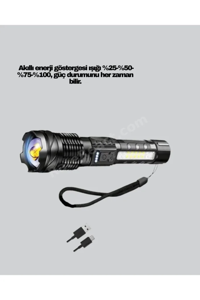 Outdoor ve Acil Durum İçin Güçlü LED El Feneri