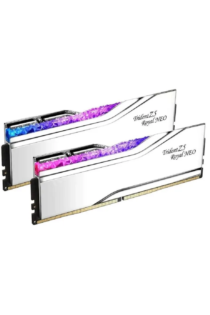GSKILL 64GB (2x32GB) TZ5 Royal Neo Silver RGB DDR5 6000MHz CL26 1.45V Dual Ram