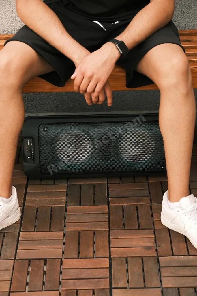 Ultra Büyük Çift Hoparlör Işıklı Mikrofonlu Fantastik Wireless Bluetooth Spaker Ses Topu
