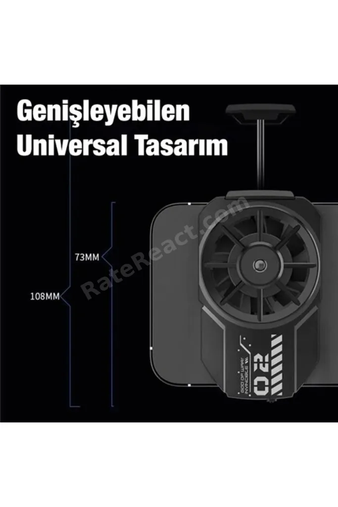 Fl-a2 Hava Soğutmalı Cep Telefon Soğutma Fanı Radyatör Soğutucu