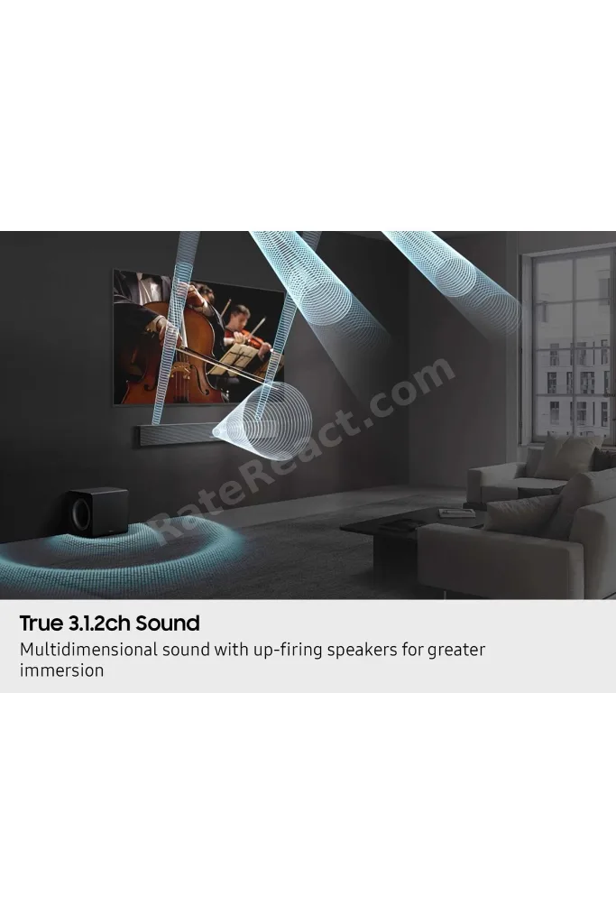 HW-QS700F/TK 345 W Ev Sinema Sistemi SoundBar