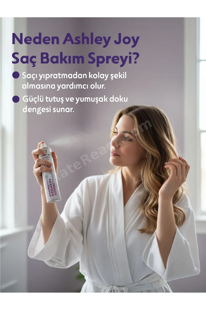 Keratin Ve Aminoasit Içeren Güçlütutuş Şekillendirici Saç Spreyi 300 ml