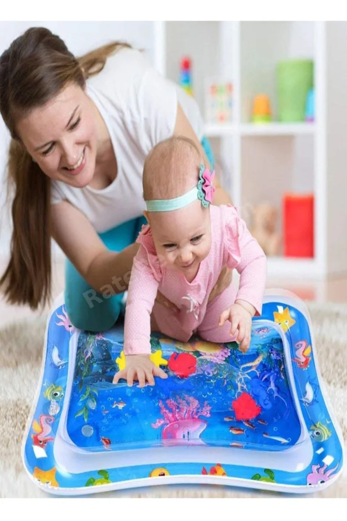Oyuncak Bebek Su Oyun Matı Sulu Eğlence Aktivite Matı 69x50 cm
