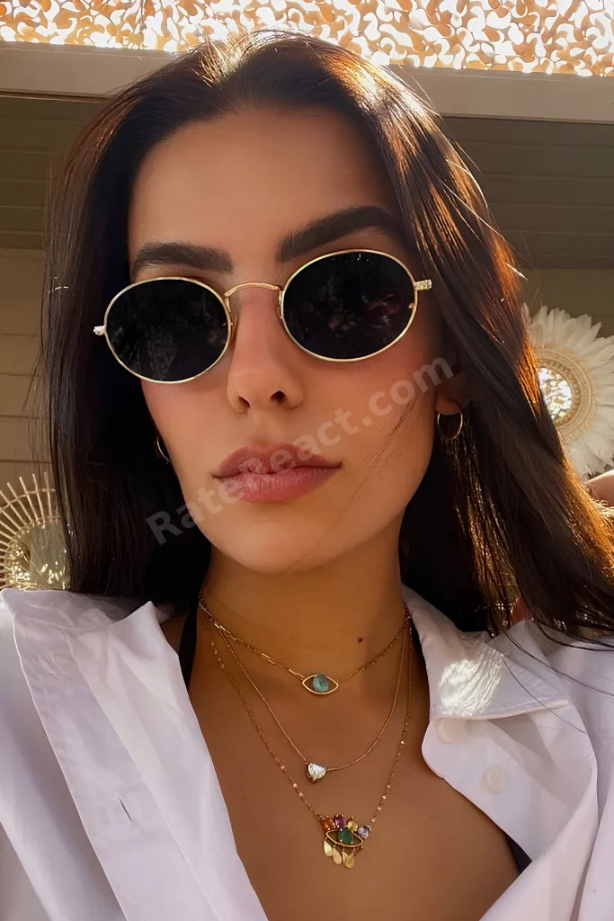 Unisex Elips Siyah Yeni Sezon Güneş Gözüğü