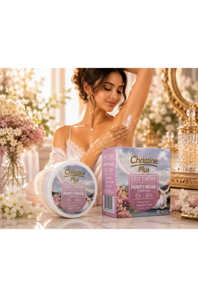 Deo Cream Purity Musk 80 ml 24 Saat Koruma Alüminyum İçermez
